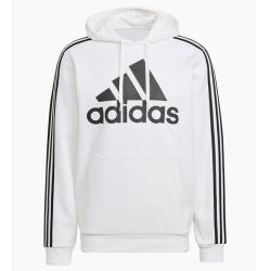 foto ADIDAS FELPA CON CAPPUCCIO ESSENTIALS FLEECE BIANCO