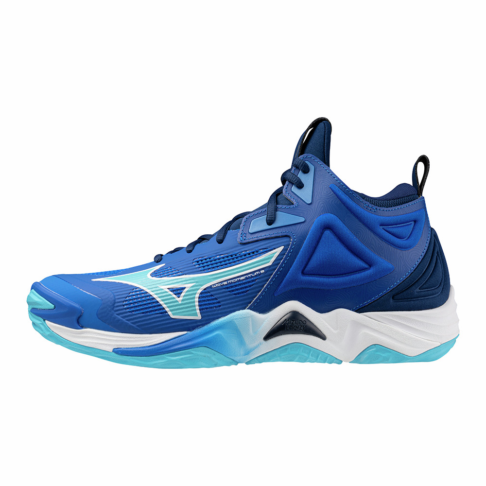 MIZUNO MOMENTUM 3 MID PARIS MUGEN BLUE WHITE