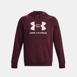 UNDER ARMOUR Felpa con cappuccio UA Rival Fleece Logo da uomo