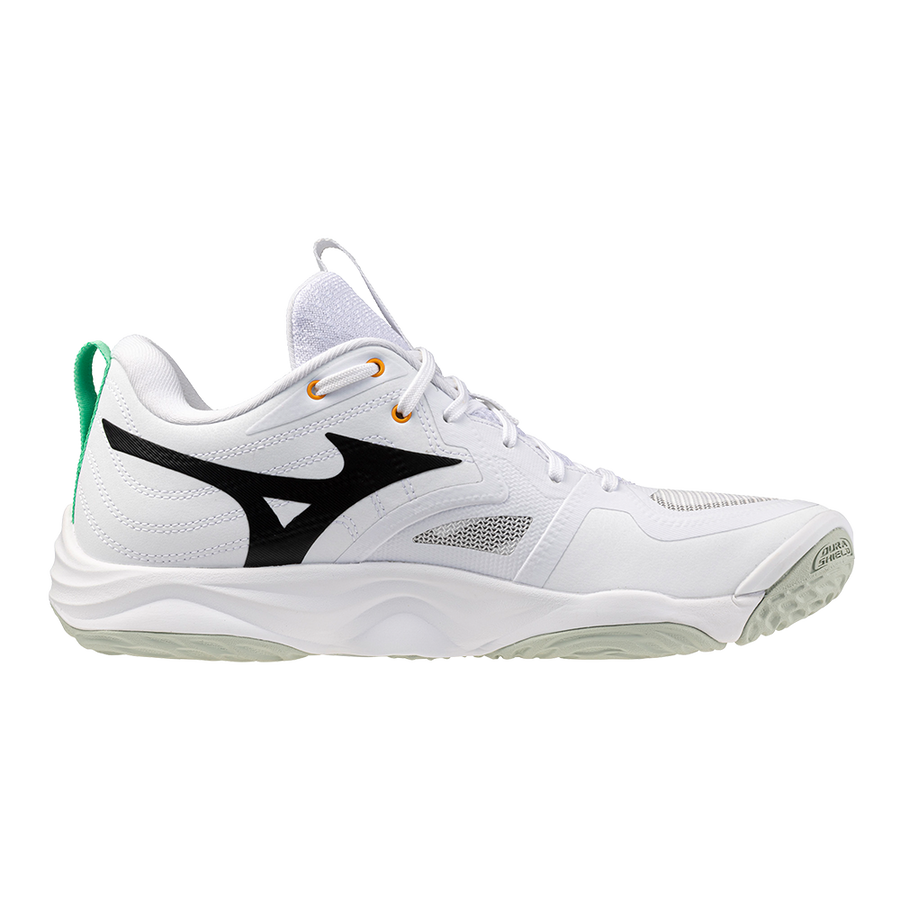 MIZUNO WAVE MOMENTUM ELITE WHITE BLACK FROZEN EMERALD